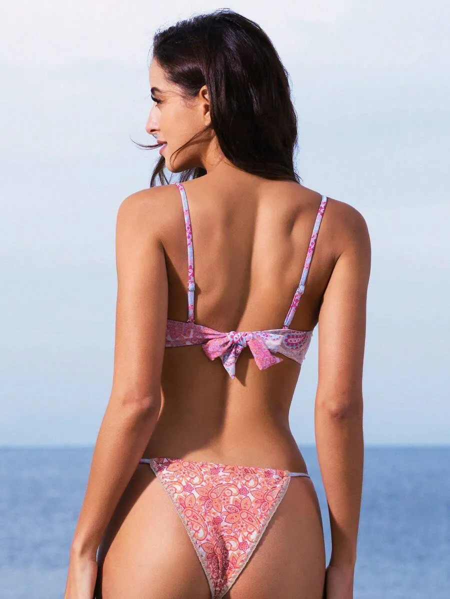 11956 1t-010 Bikini Paisley 2 Pzas