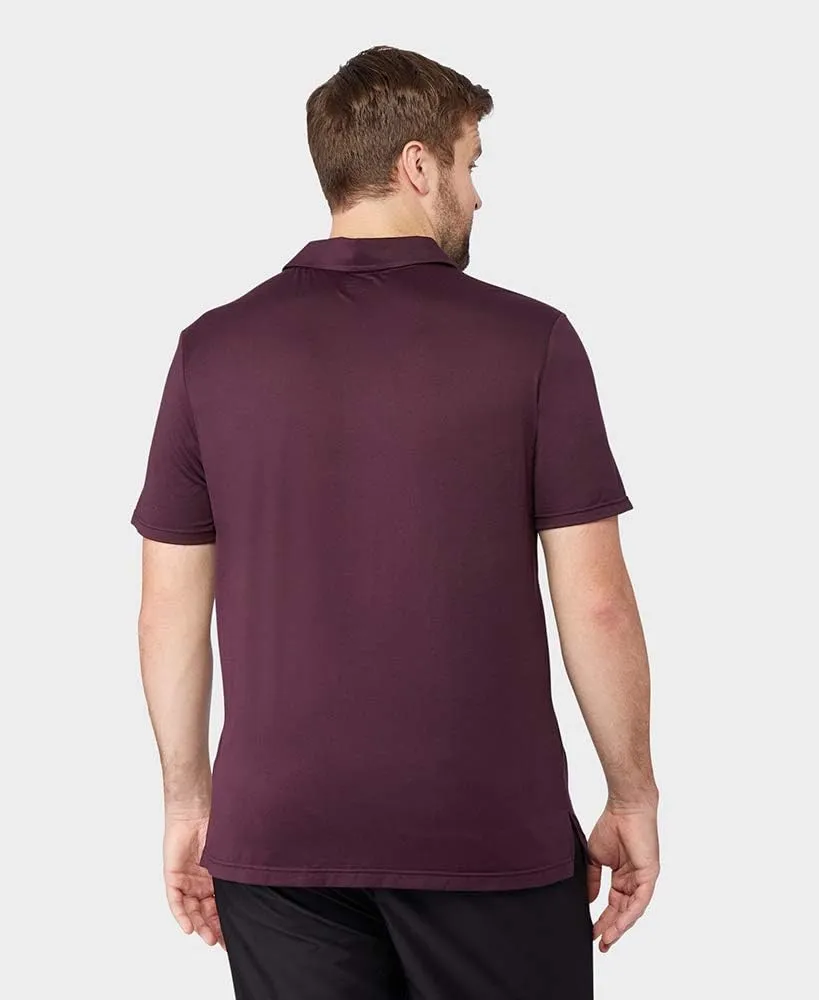 32 Degrees Men's Cool Classic Polo| Slim Fit | Moisture Wicking | 4-Way Stretch |Golf | Tennis