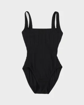 80s Anne Cole Black Swimsuit - S