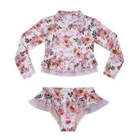 Aqua Blu Junior Long Sleeve Rash Vest Set AG24040CH - Chase
