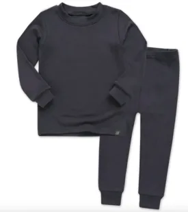 Basic Kids Modal Pajamas in Charcoal