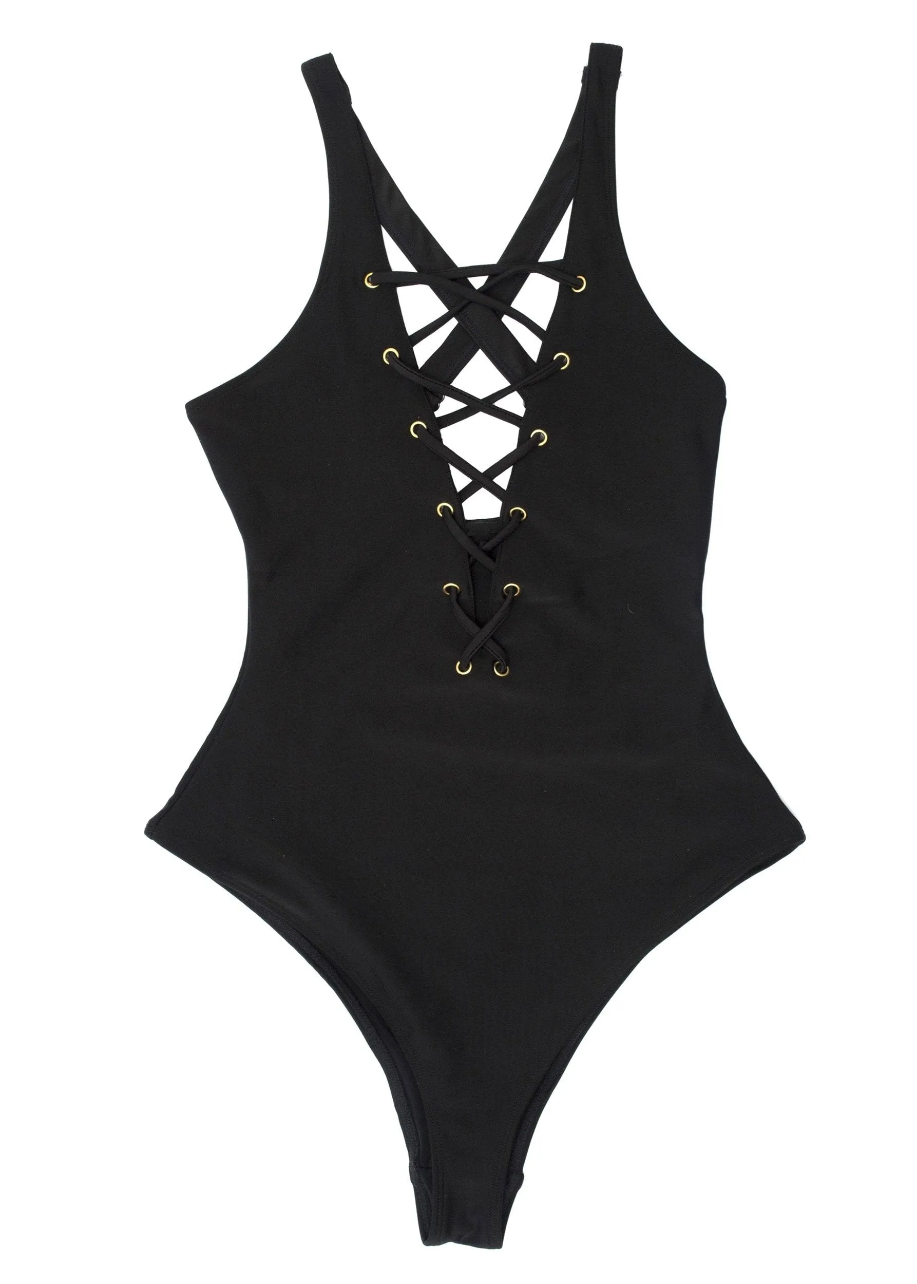 Blake Lace Up One Piece