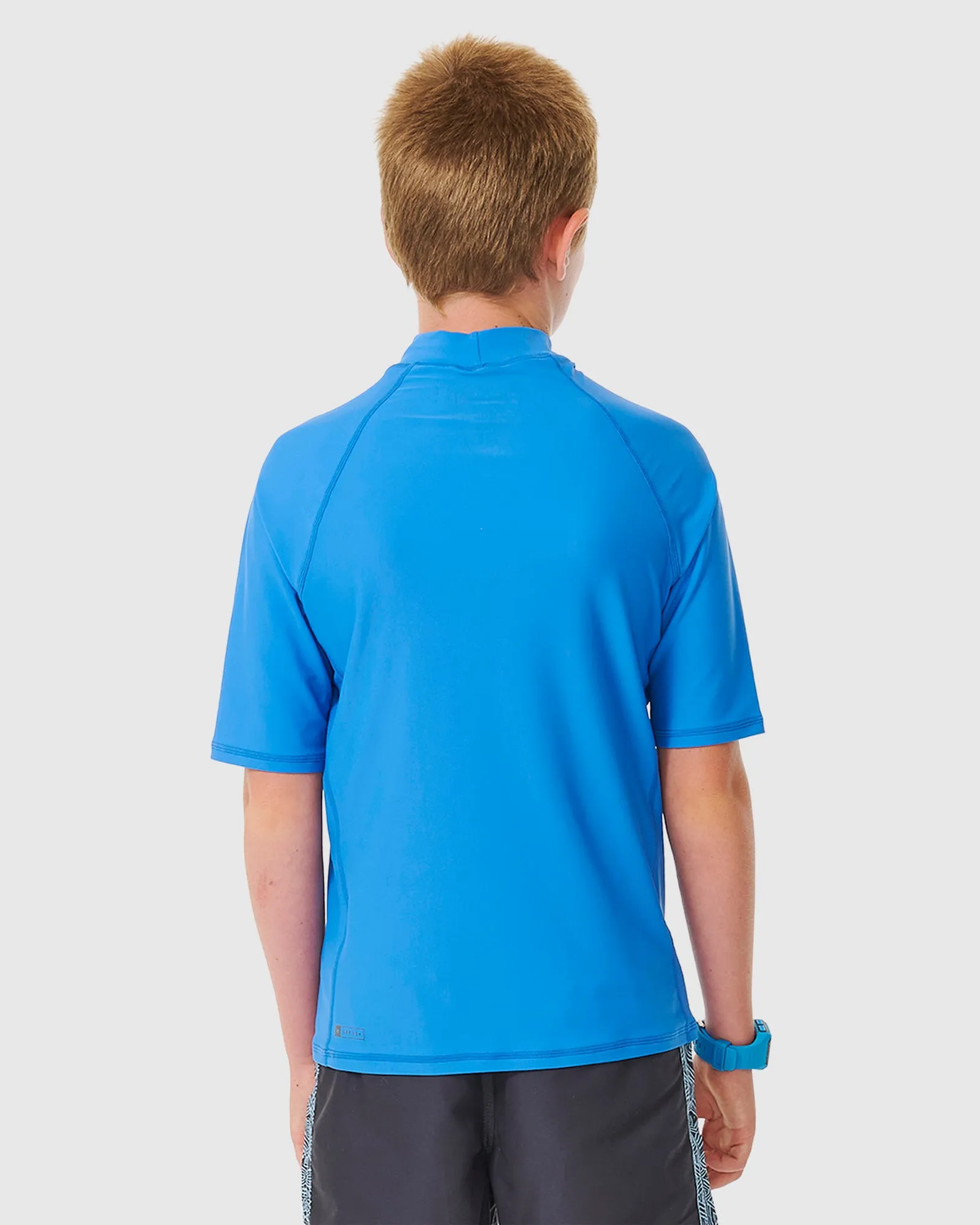 BOYS 8-16 SHRED ROCK UPF SHORT SLEEVE RASH VEST