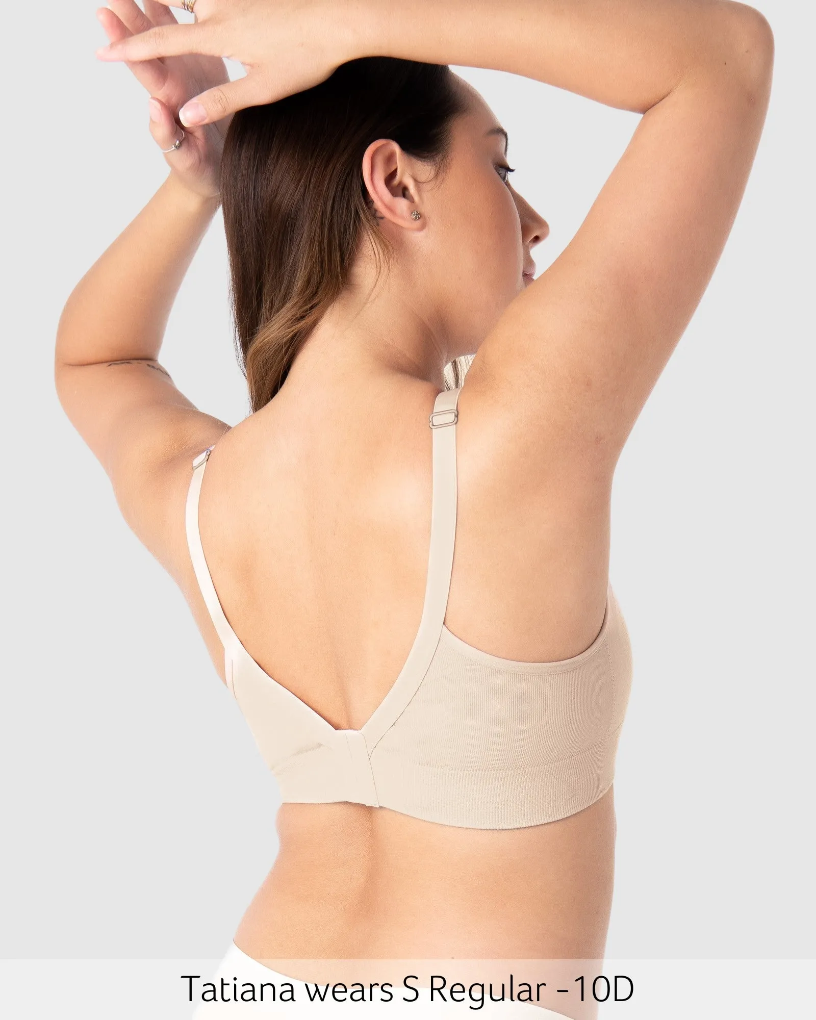 Caress Bamboo Nursing Bra - Oat