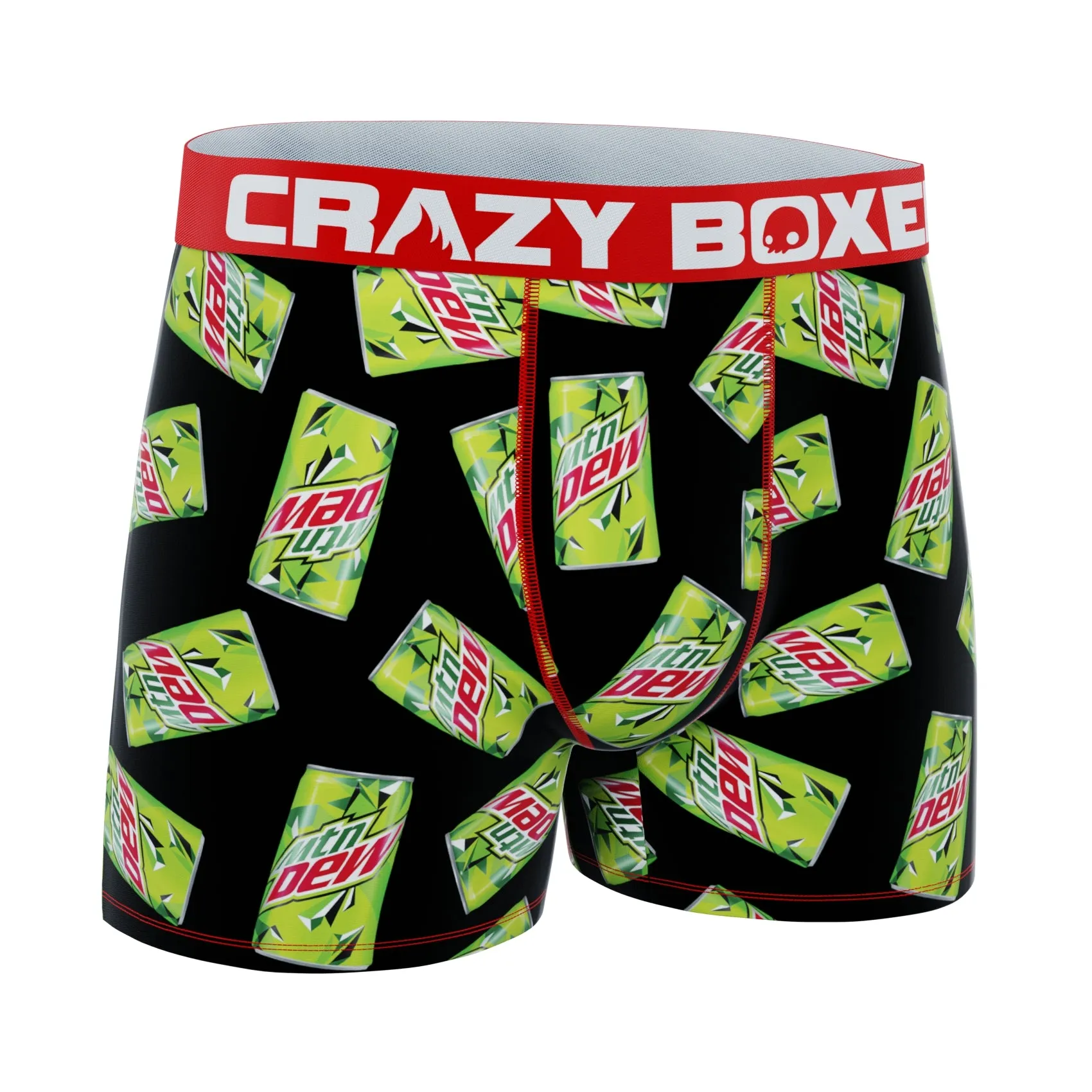 CRAZYBOXER Mountain Dew Can Men's Boxer Briefs