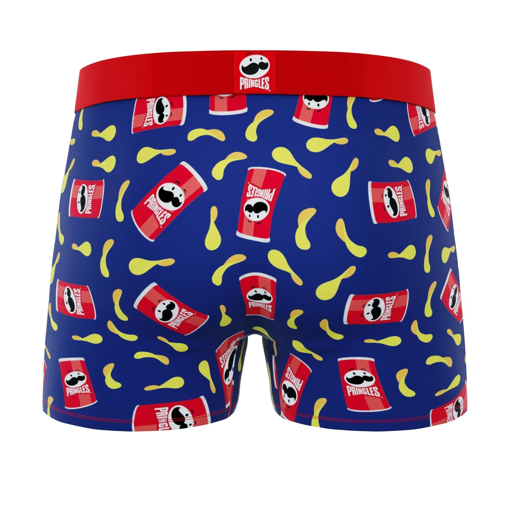 CRAZYBOXER Pringles Chips and Can All over Men's Boxer Briefs (3 Pack)