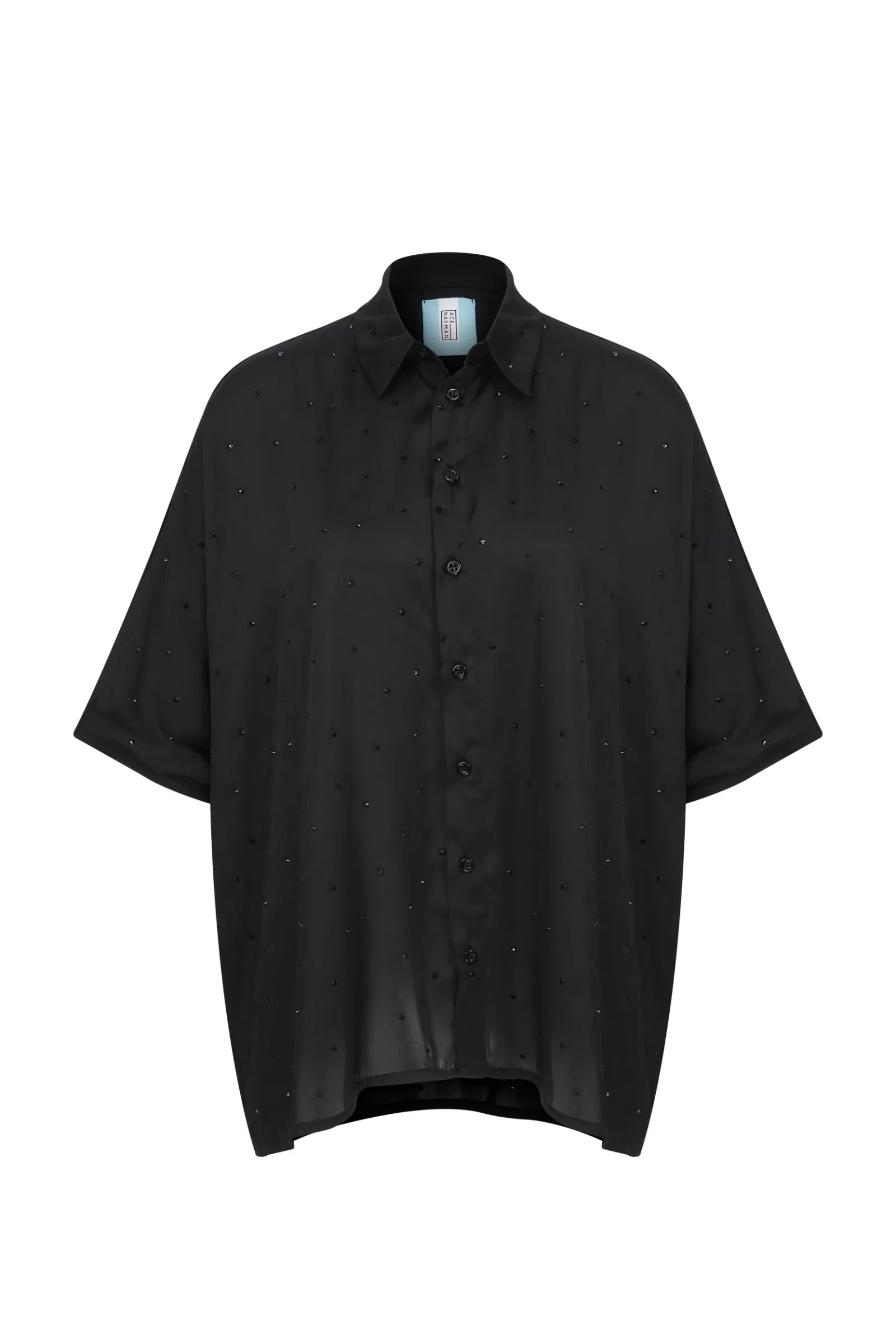 Josephine Rhinestone Pajama Shirt