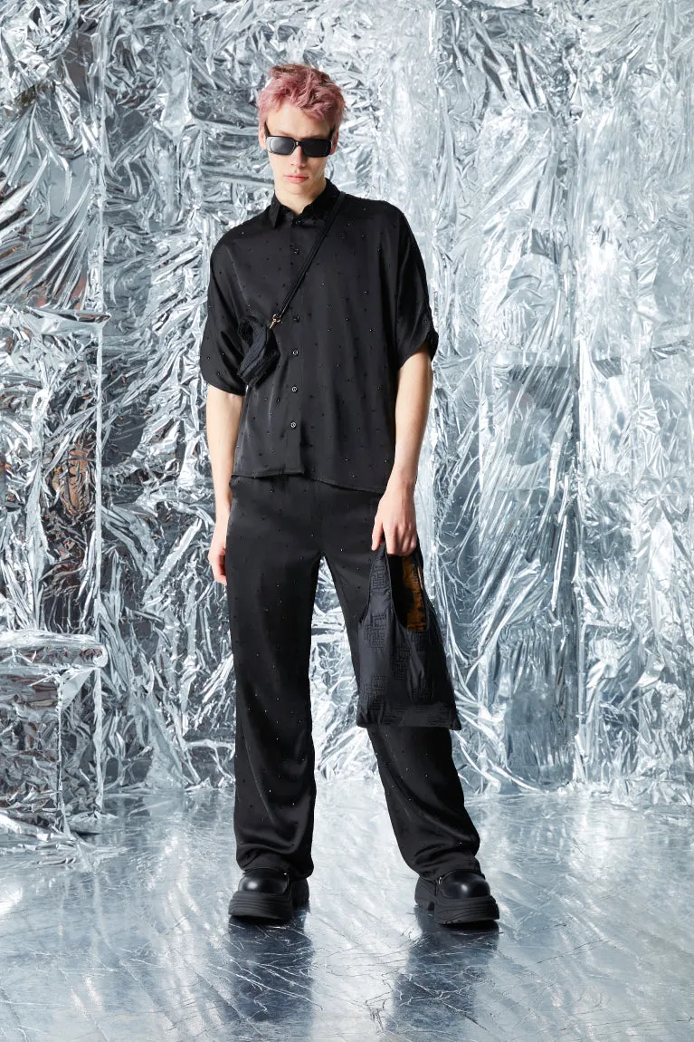 Josephine Rhinestone Pajama Shirt