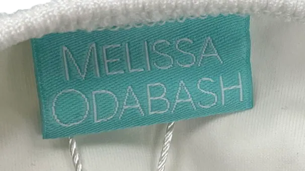 Melissa Odabash White Square Bikini Too And Bikini Bottoms UK 10