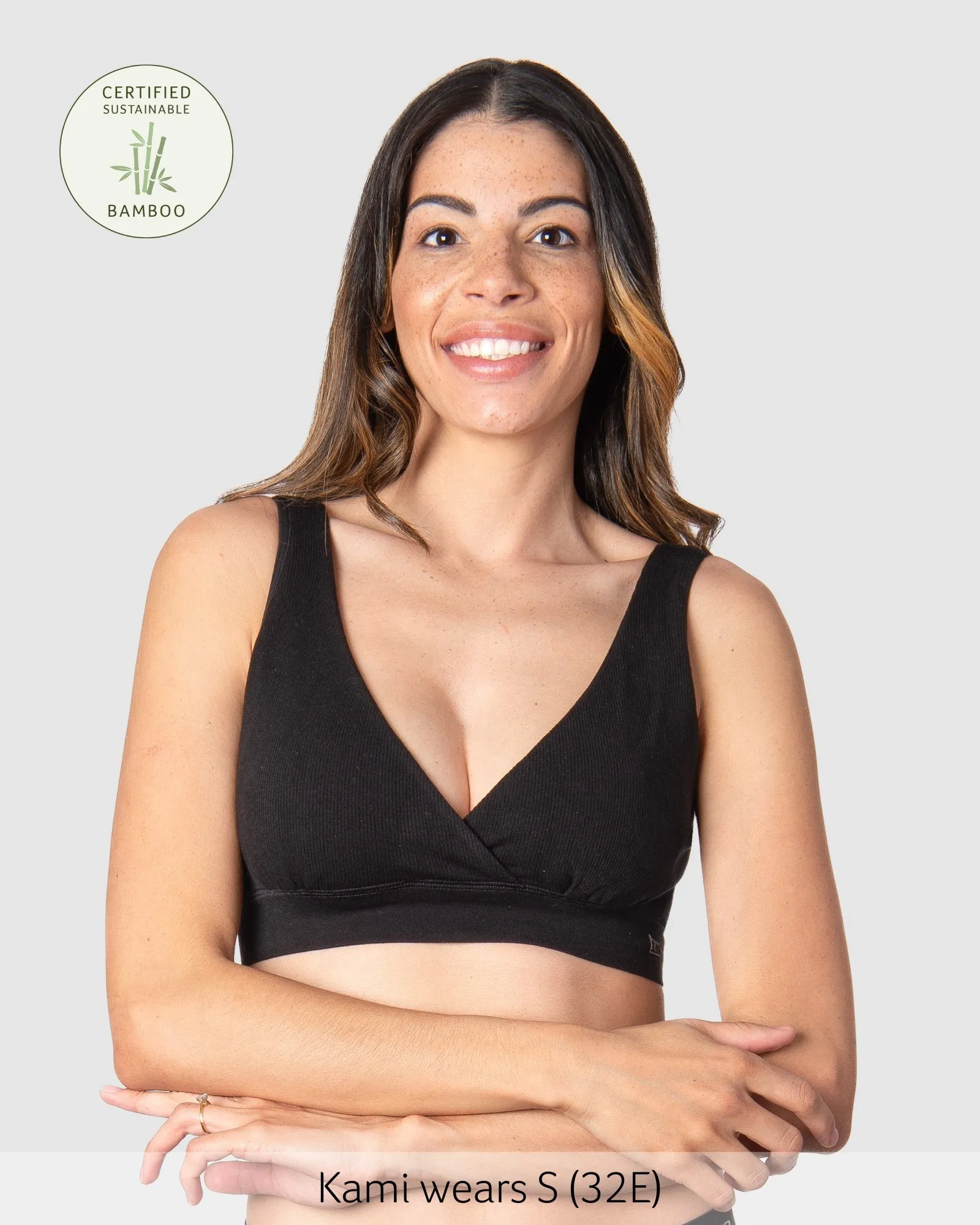 MY COMFORT BLACK MULTIFIT NURSING BRA - WIREFREE