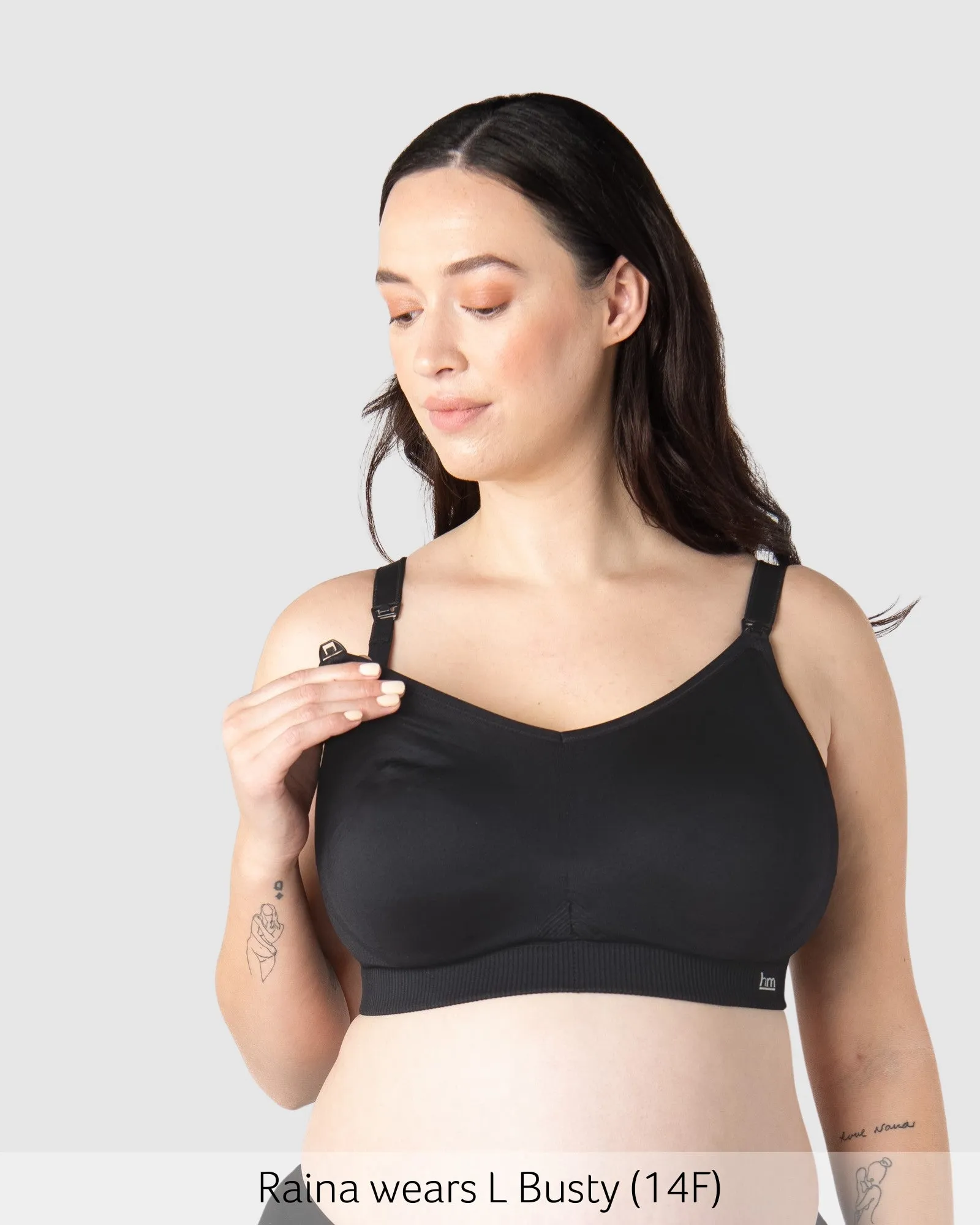 My Everyday Multifit Nursing Bra - Black Busty