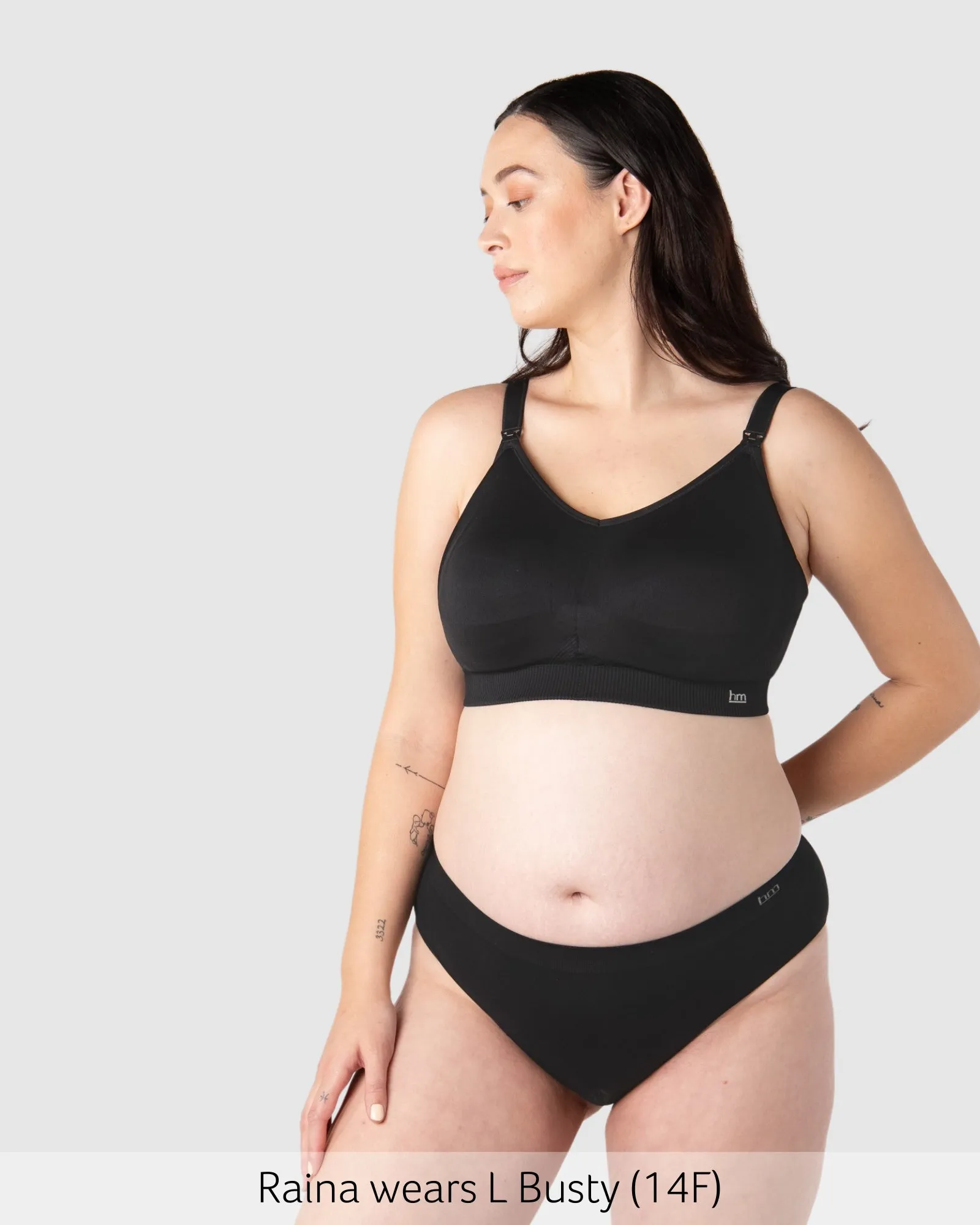My Everyday Multifit Nursing Bra - Black Busty