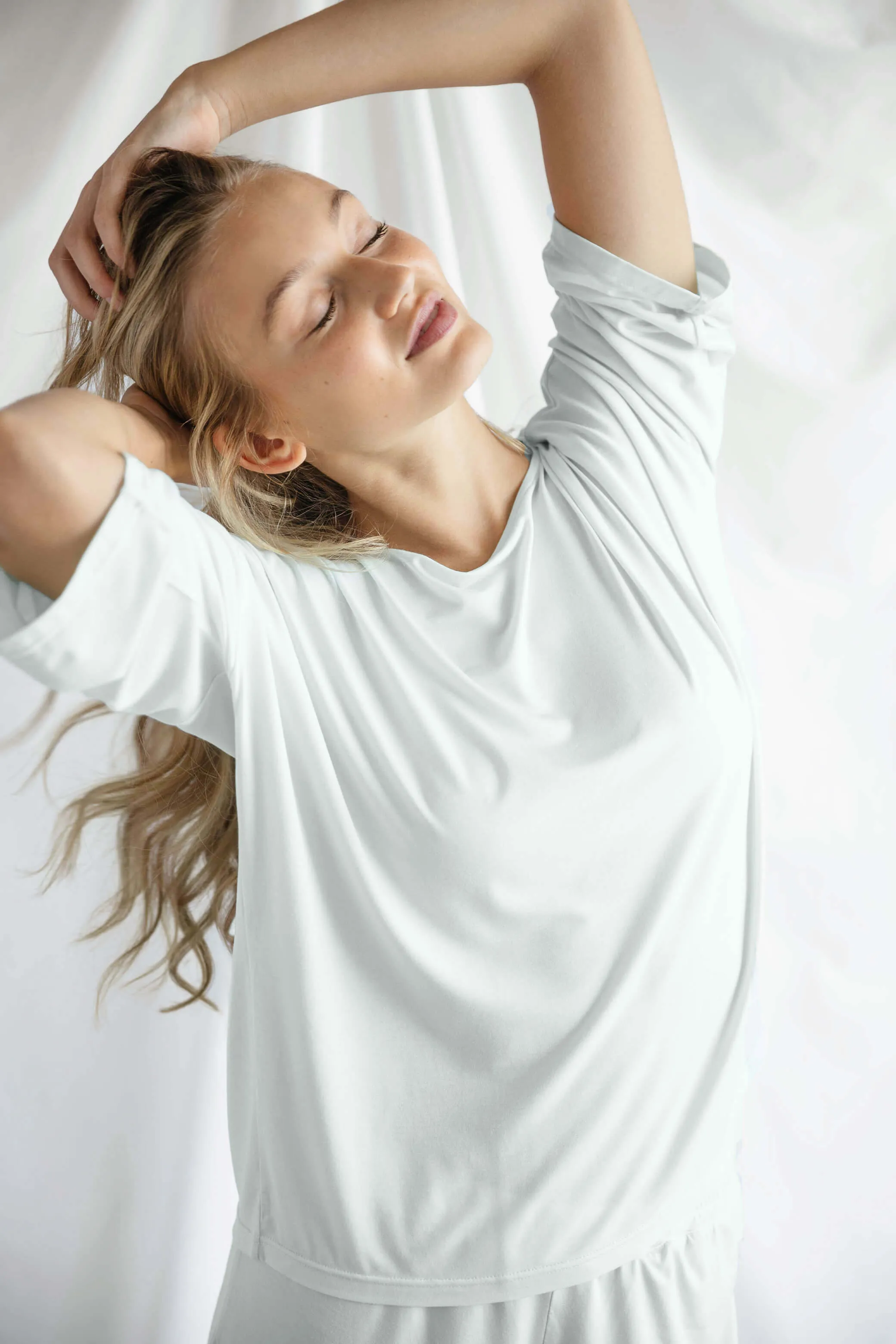 Naked Modal Boat Neck Tee
