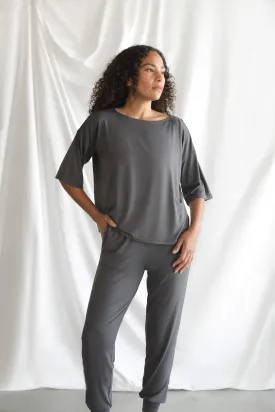 Naked Modal Boat Neck Tee