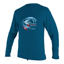 O'Neill toddler O'Zone Long Sleeve Sun Shirt - Boys - Ultrablue - 5326B