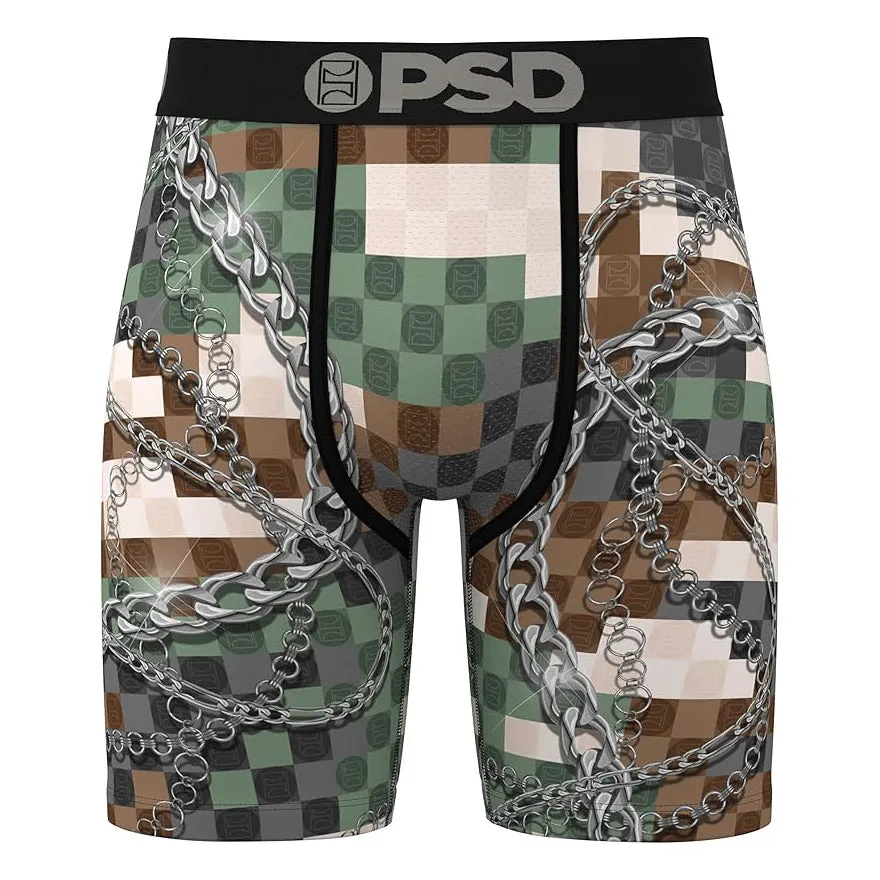 PSD Men's Multicolor Army Boxer Briefs Large Underwear - 324180048-MUL-L