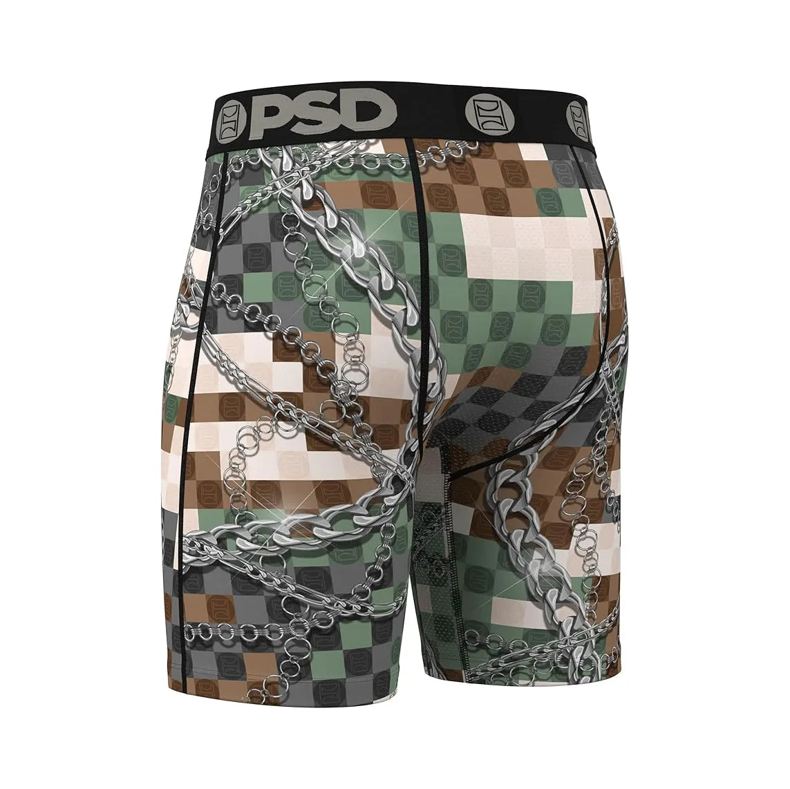 PSD Men's Multicolor Army Boxer Briefs Large Underwear - 324180048-MUL-L