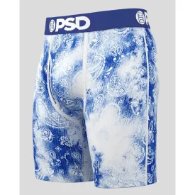 PSD Men's Multicolor Bandana Blues Modal Boxer Briefs Small Underwear - 224180100-MUL-S