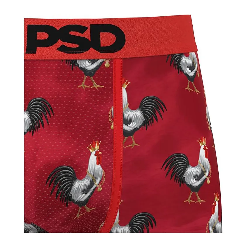 PSD Men's Multicolor Cocky Af Red Boxer Briefs Extra Large Underwear - 324180126-MUL-XL