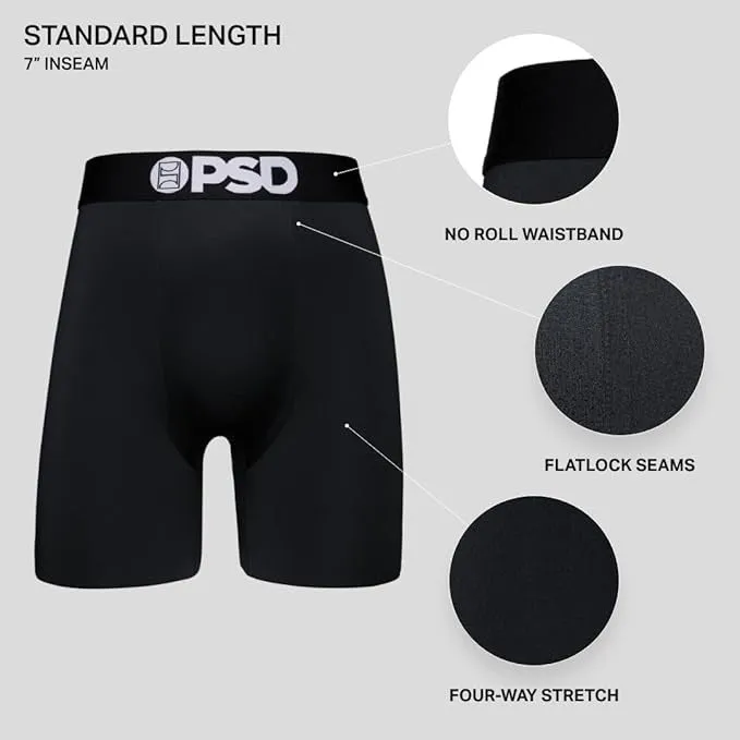 PSD Men's Multicolor Cocky Af Red Boxer Briefs Extra Large Underwear - 324180126-MUL-XL