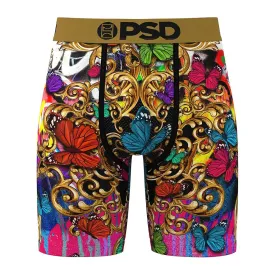 PSD Men's Multicolor Luxury Print Boxer Briefs Extra Large Underwear - 424180060-MUL-XL