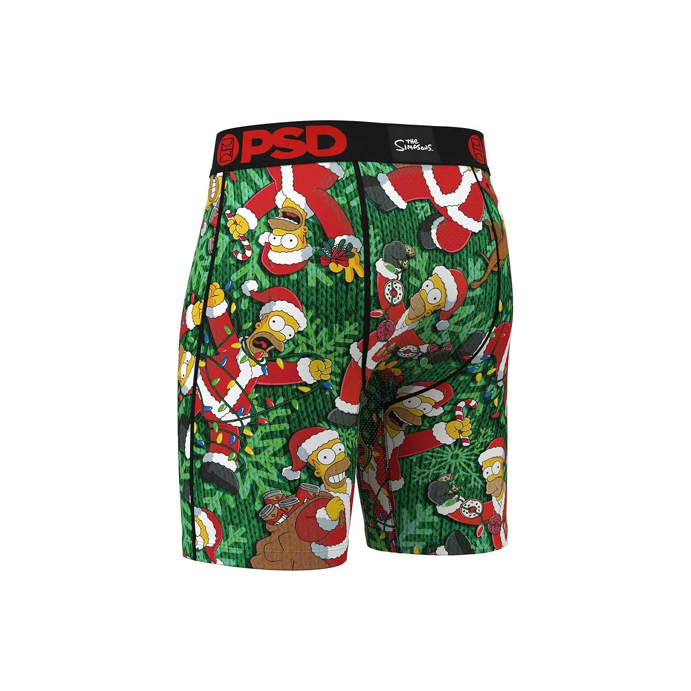 PSD Men's Multicolor Simpsons Boxer Briefs Extra Large Underwear (Knit) - 424180021-MUL-XL