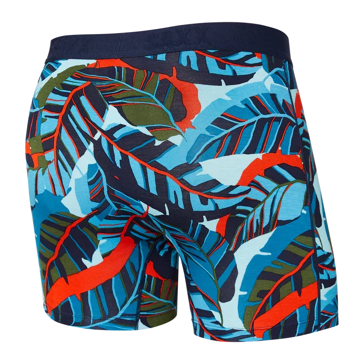 SAXX Vibe Super Soft Blue Pop Boxer Briefs - Jungle