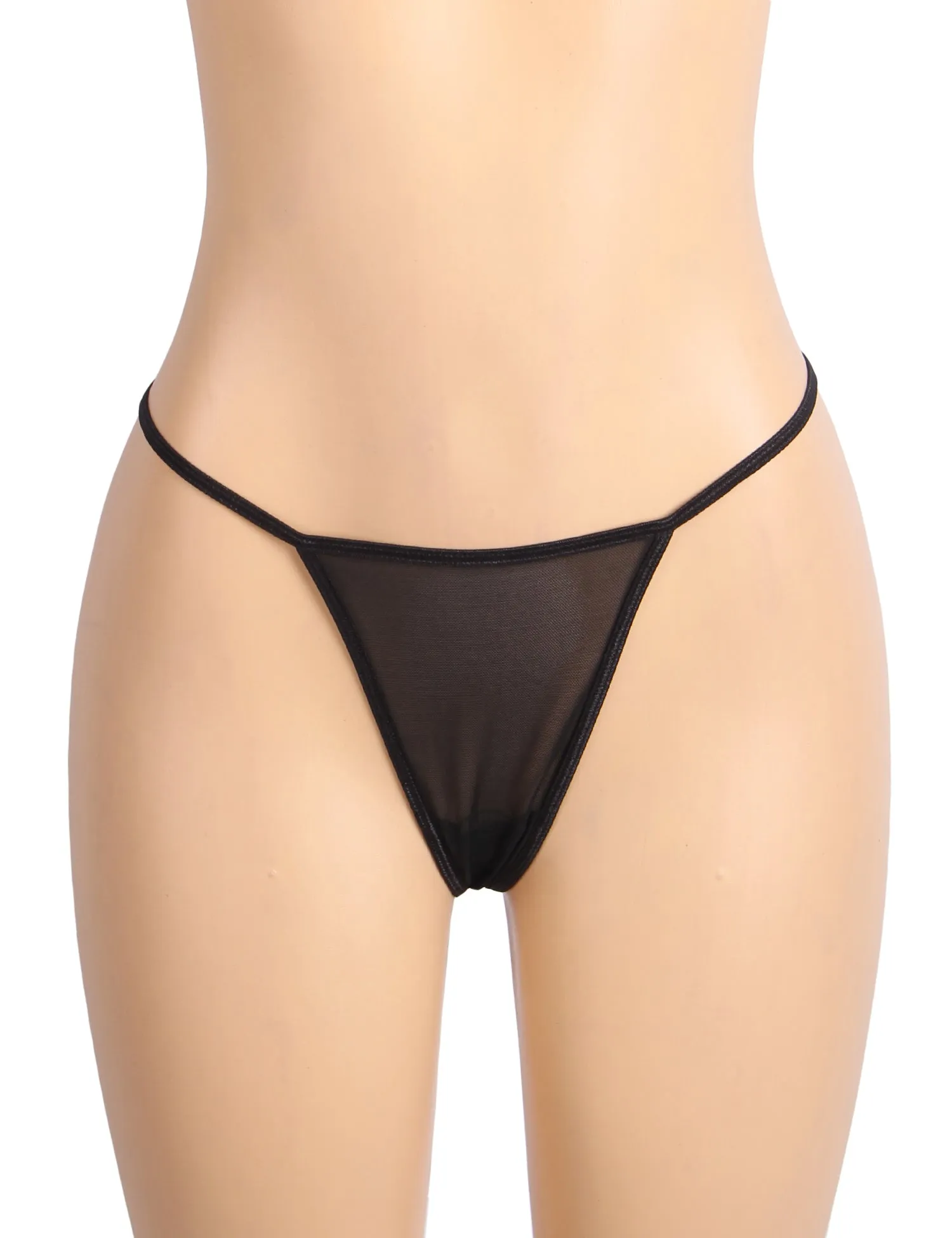 Sexy Mesh Embroidery Lace Lift Bra Suspender Nightdress