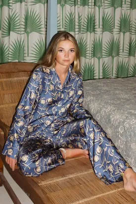 Silk Pajamas POMEGRANATE