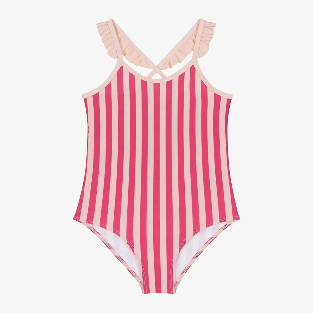 striped one piece