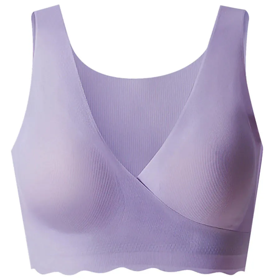 Sunveno Maternity Cross Fit Nursing & Sleep Bra (Purple)