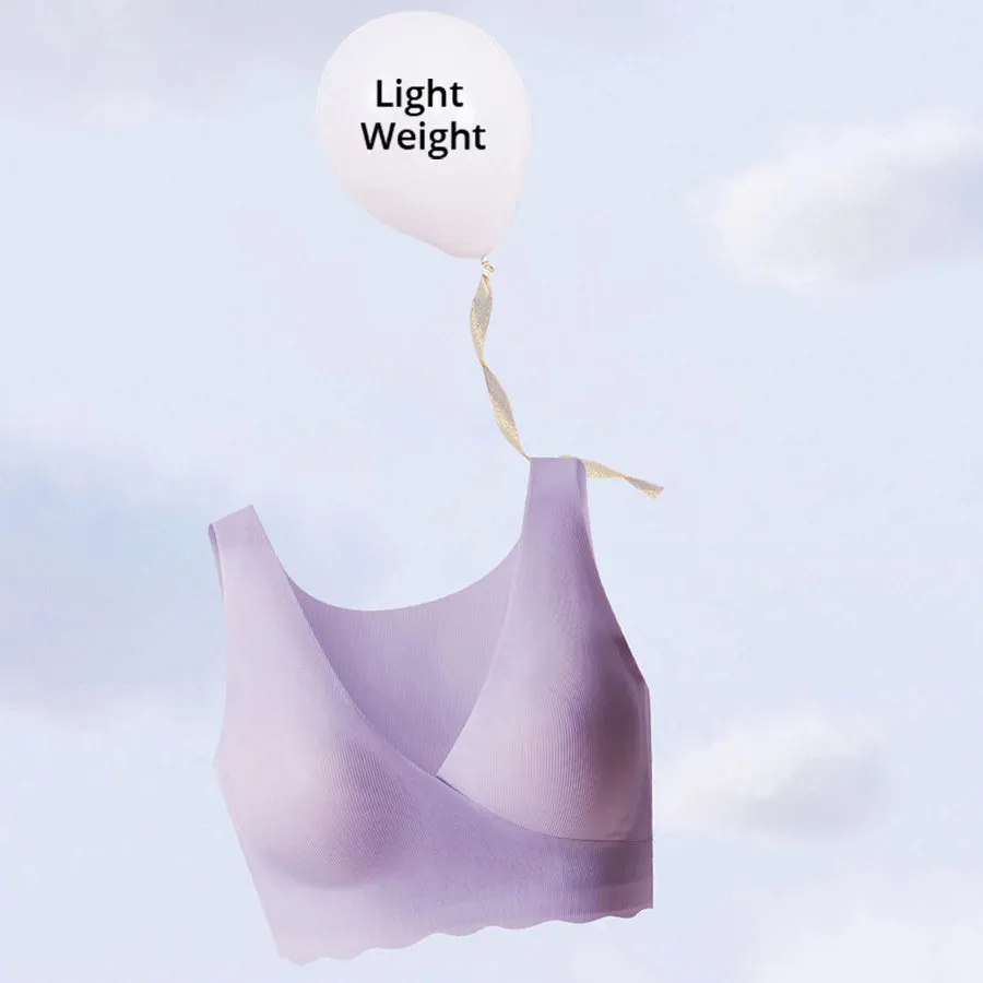 Sunveno Maternity Cross Fit Nursing & Sleep Bra (Purple)