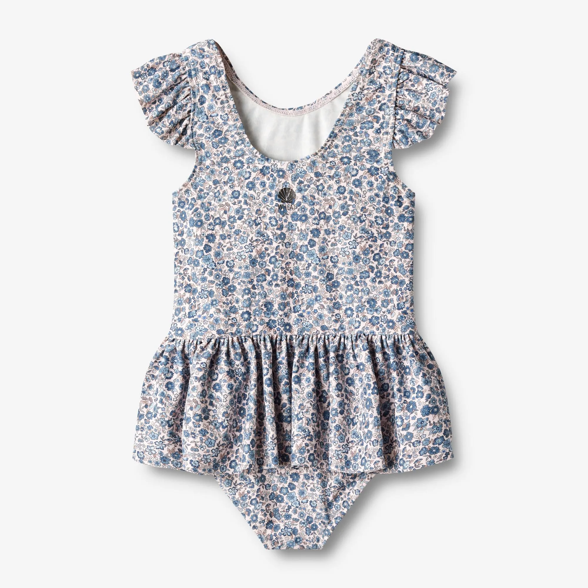 Swimsuit Diddi - blue flower meadow