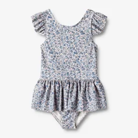 Swimsuit Diddi - blue flower meadow