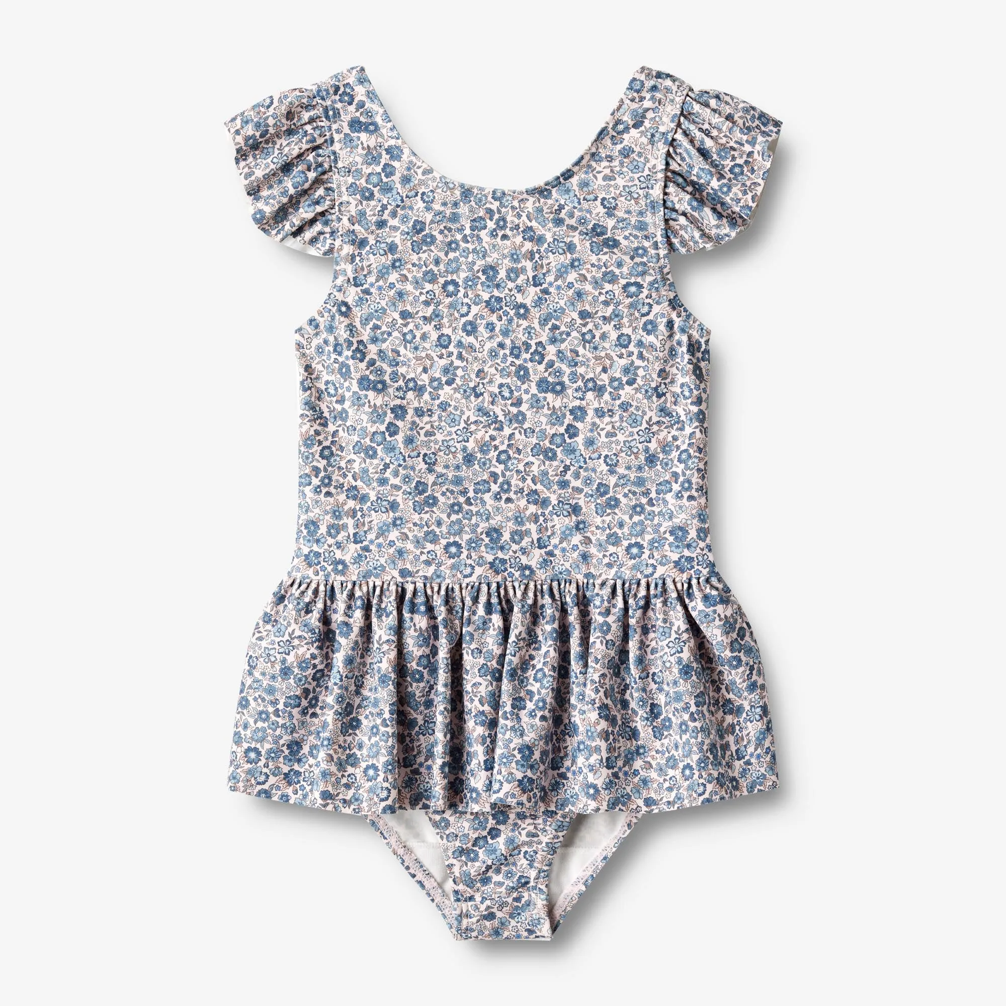 Swimsuit Diddi - blue flower meadow