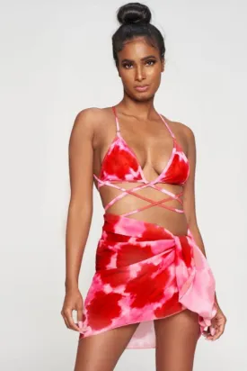 Tie Dye Bikini Top