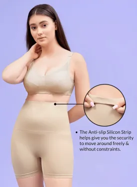 Tummy Tucker Women's High Waist Shapewear for Women, Tummy Shaper Comfortable Seamless Shapewear (Free Size)