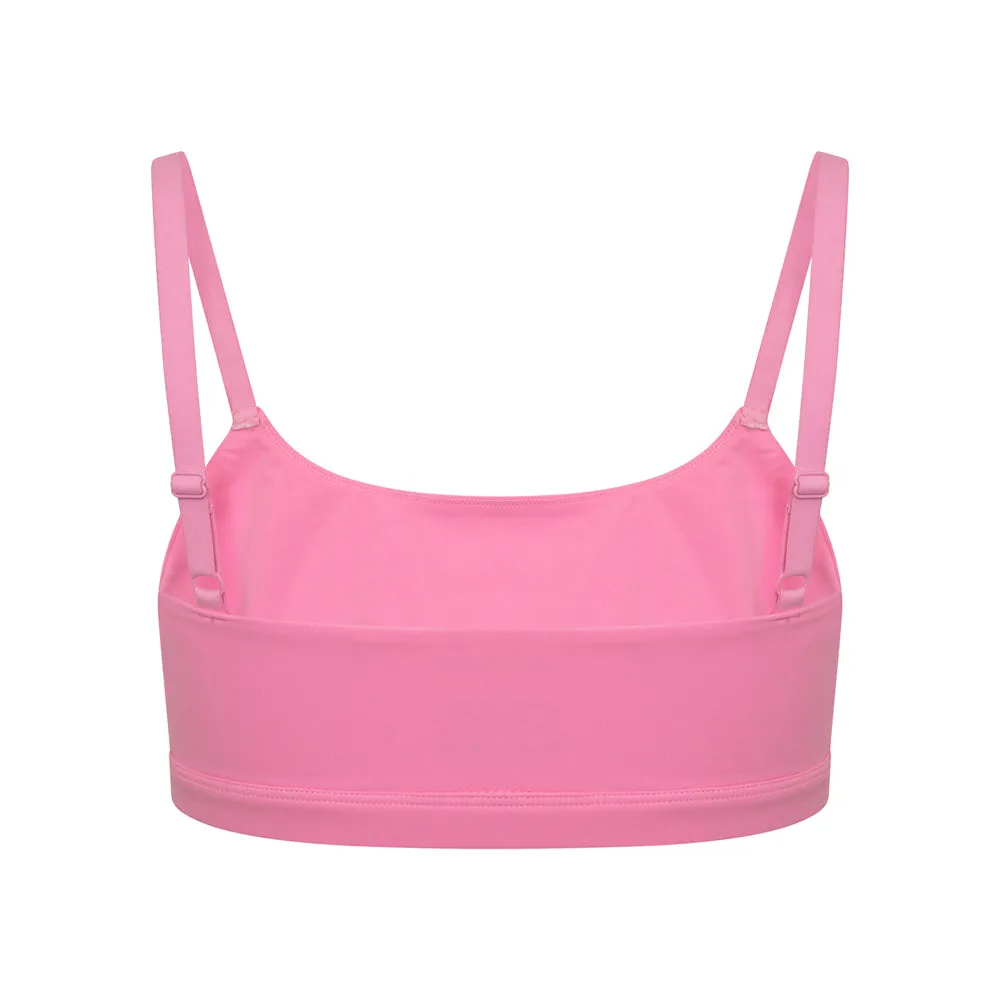 Ultimate Soft Sleep Crop- Barbie Pink