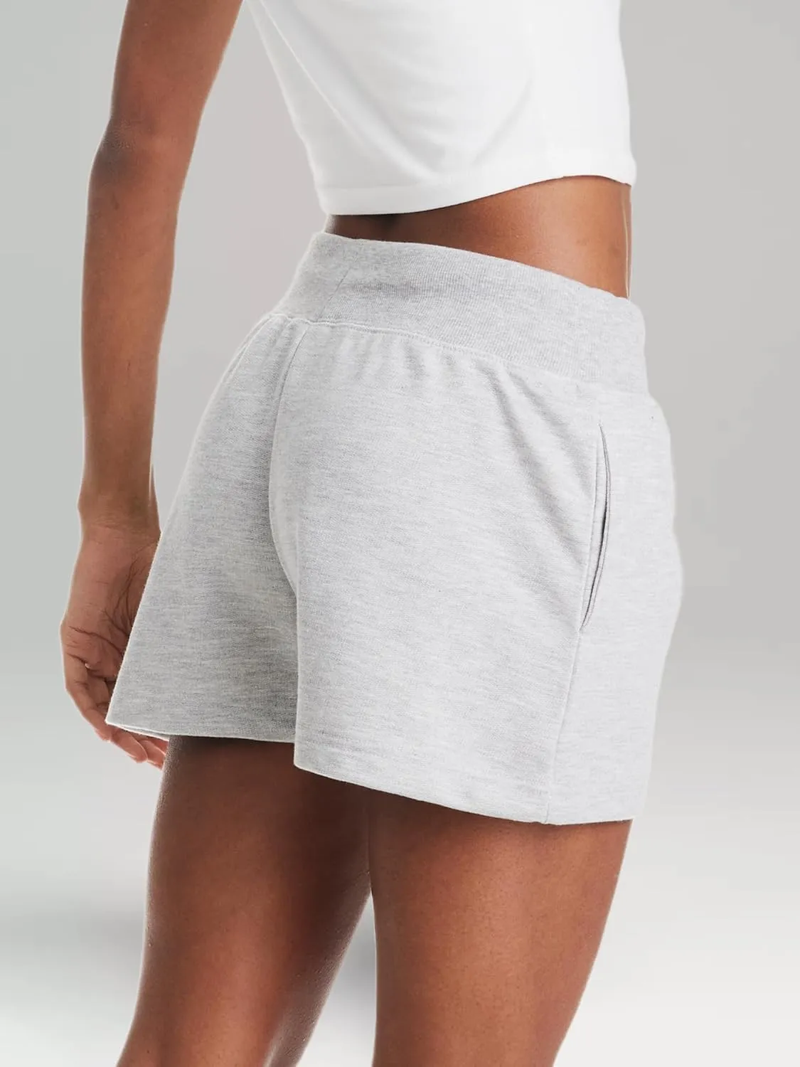 U.S. Polo Assn. Womens Sweat Shorts with Pockets - French Terry Pajama Lounge Shorts for Women