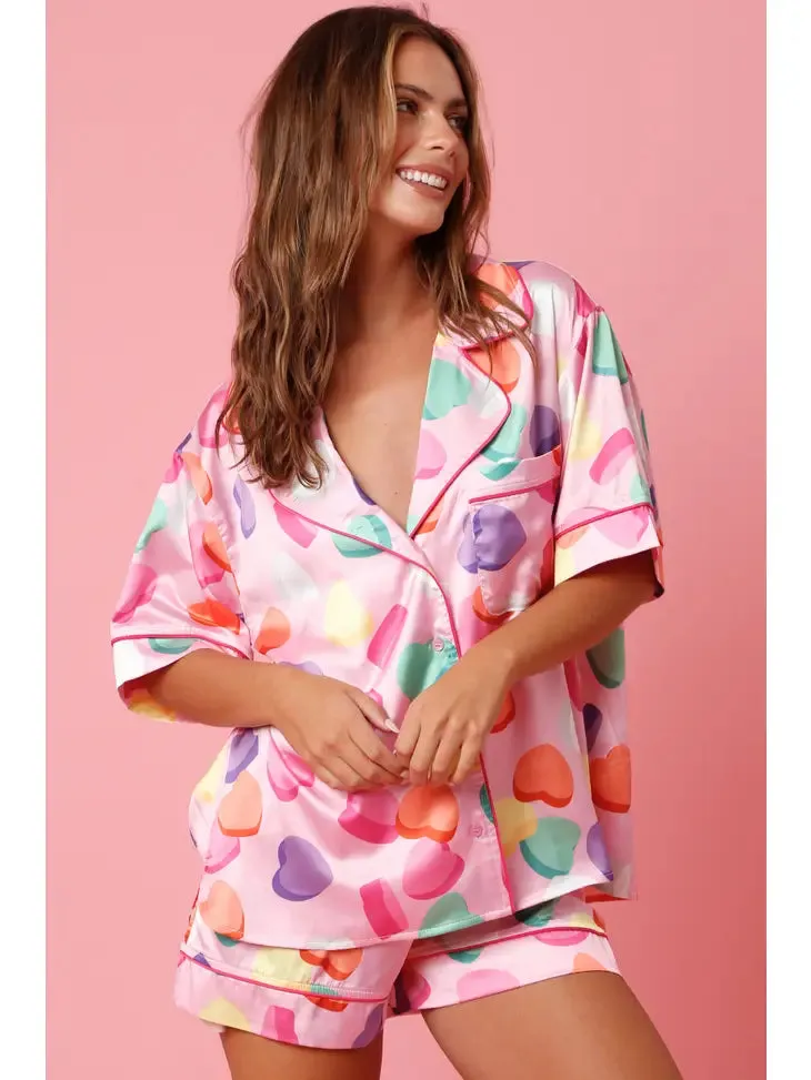 Valentines Candy Pajama Set