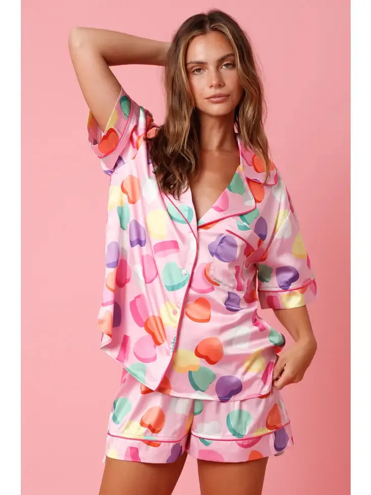 Valentines Candy Pajama Set