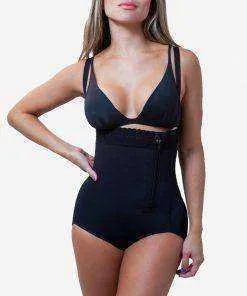 Women Liposuction Girdle Whole Body Zip Corset Waist Shaper