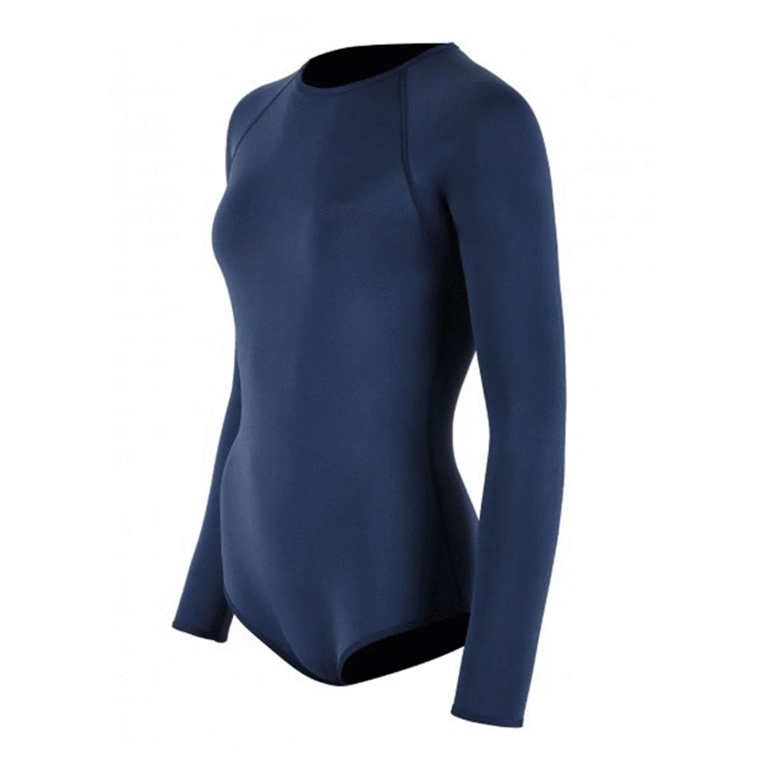 Womens Junior Guard 1-Piece L/S Swimsuit Navy (READ SIZING)