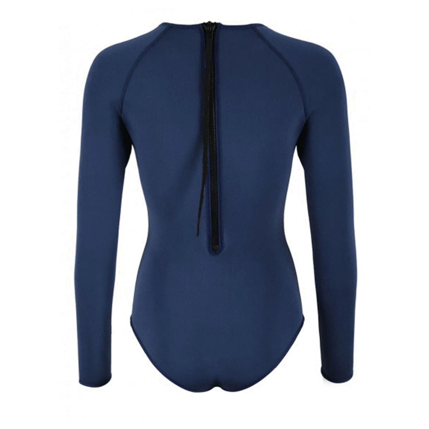 Womens Junior Guard 1-Piece L/S Swimsuit Navy (READ SIZING)