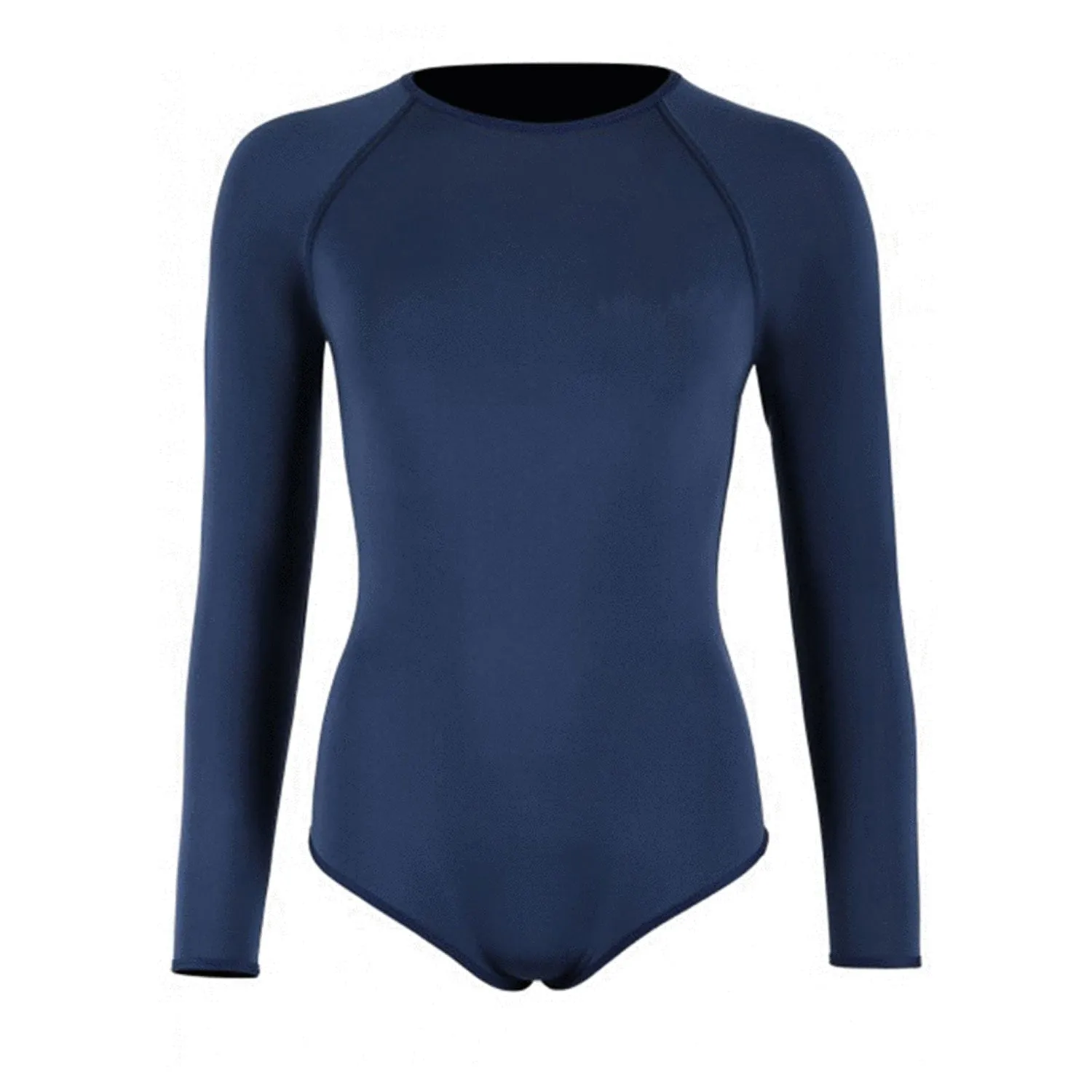 Womens Junior Guard 1-Piece L/S Swimsuit Navy (READ SIZING)
